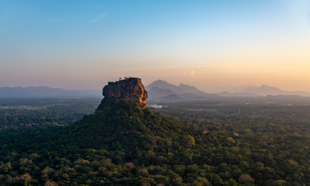 Sigiriya rock in Sri Lanka